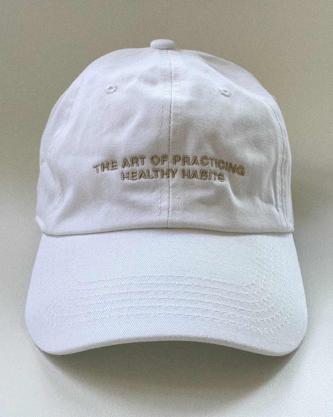The Art of Practicing Healthy Habits Cap - Coconut