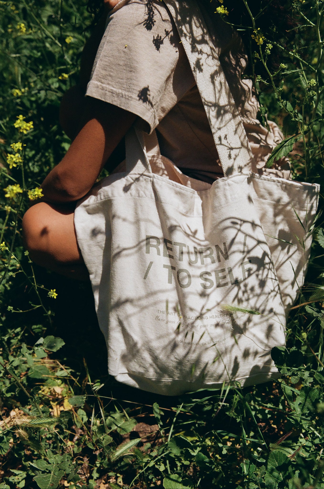 Return To Self Tote - Natural