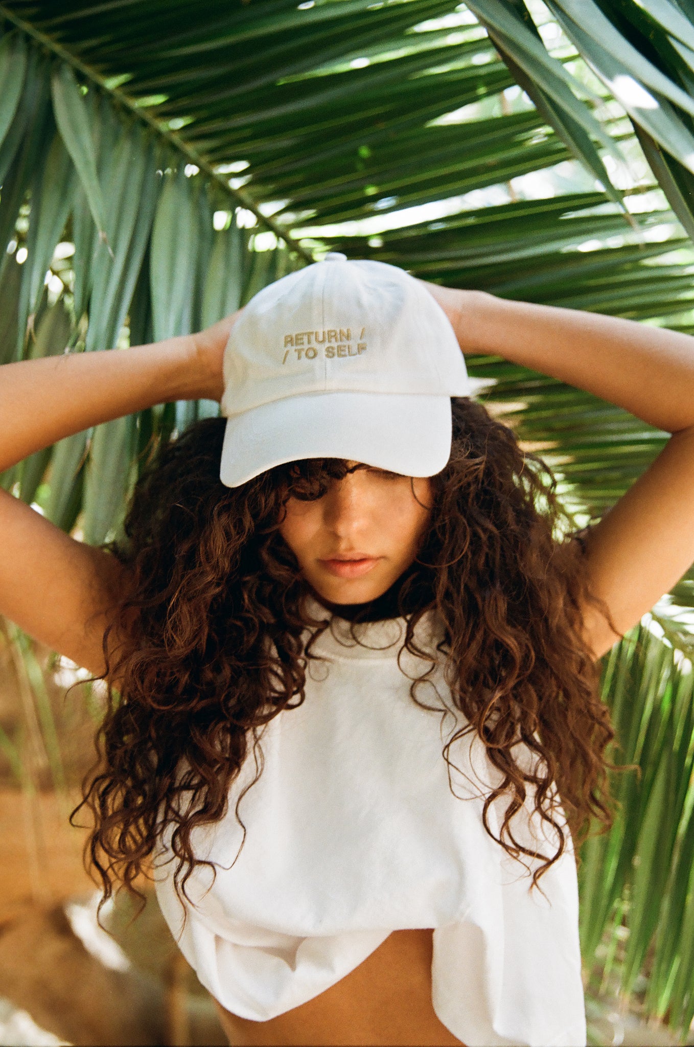 Return To Self Dad Cap - Coconut